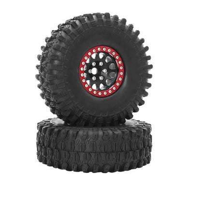 Beadlock Wheel 1.9 Metal Rim for 1/10 RC Crawler Axial SCX10 TRX-4 Redcat