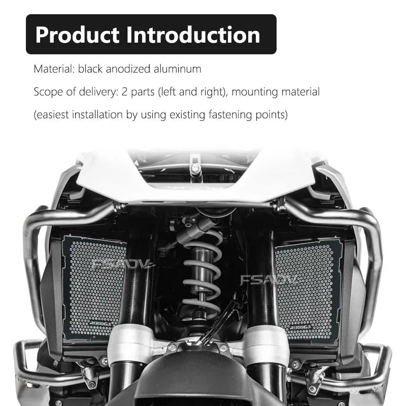 R1300GS Motorcycle Radiator Grille Guard Cover Protector For BMW R 1300GS R1300 GS R 1300 GS ADV ADVENTURE 2023 2024-EXPROTAS