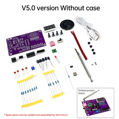 DIY FM Radio Electronic Soldering Project RDA5807S Module 87-108MHz