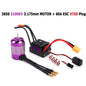 1/10 RC Car Brushless Motor 60A ESC 3650 3660 for Drift Racing Off-Road