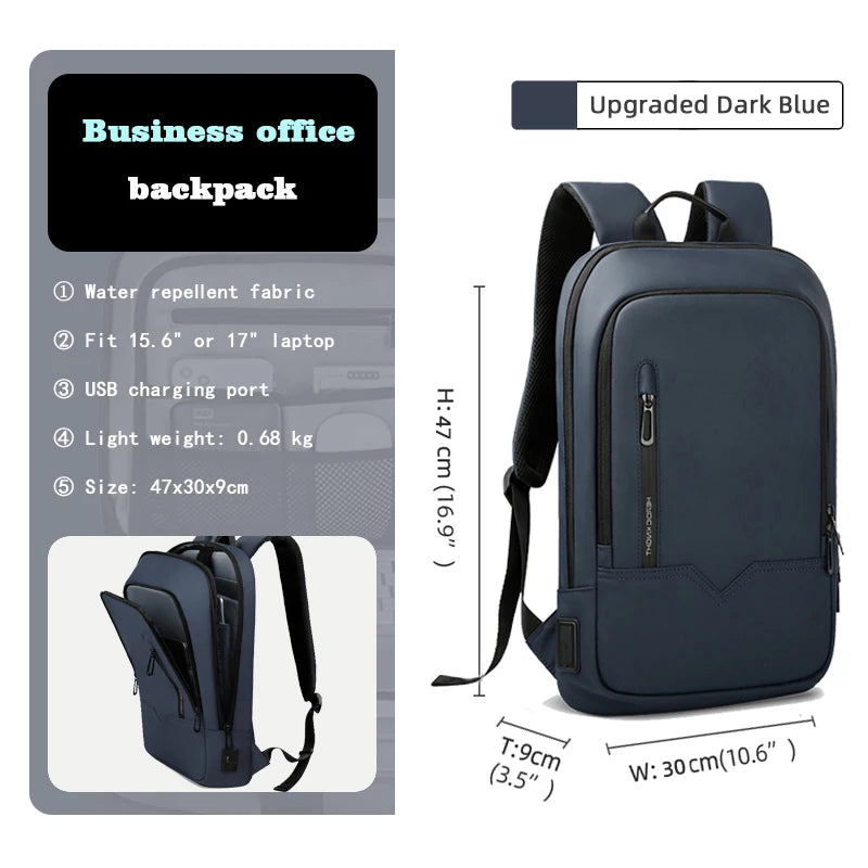 Heroic Knight Men Business Backpack Multifunction Slim Laptop Bags For Women outdoors Waterproof pack Aesthetic Backpack Design-EXPROTAS