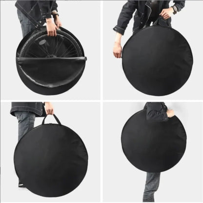Waterproof 27" Bike Wheel Bag 420D Nylon Tire Pack Airplane Carry Cover