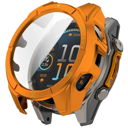 Screen Protector Case for Garmin Fenix 8 43mm 51mm 47mm Tempered Glass Bumper