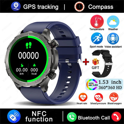 2025 Huawei Smart Watch Bluetooth Call AMOLED GPS NFC Waterproof Sports Men Women
