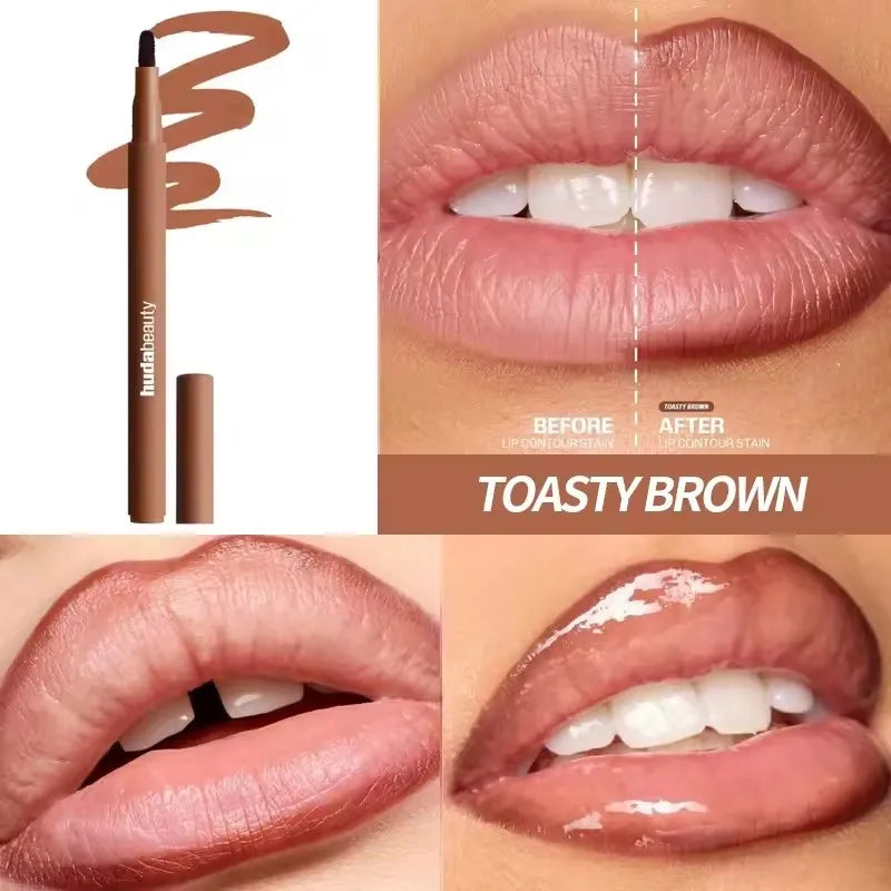 Nude Matte Waterproof Lip Liner Pencil Velvet Long Lasting Makeup for Woman