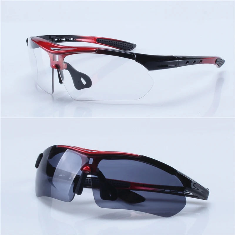 Photochromic Cycling Sunglasses Auto-Tint MTB Road Bike Eyewear Men Women Goggles