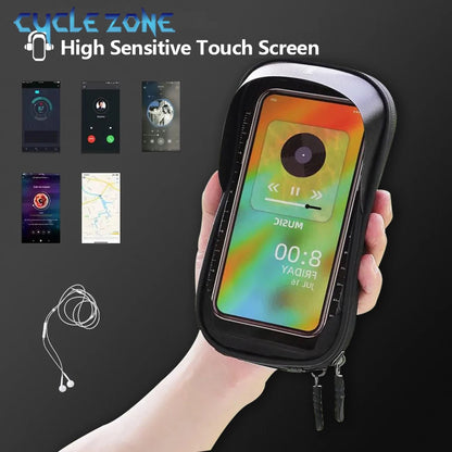 Phone Bag Frame Tube Holder for Bike Front Top MTB Cycling Bags