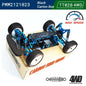 Tamiya Sakura TT02B TT02 TT01 D5 D5S TRF416 1:10 4WD RC Car Carbon Fiber Frame Al Alloy DIY Model Drift Racing Upgrade Parts KIT-EXPROTAS