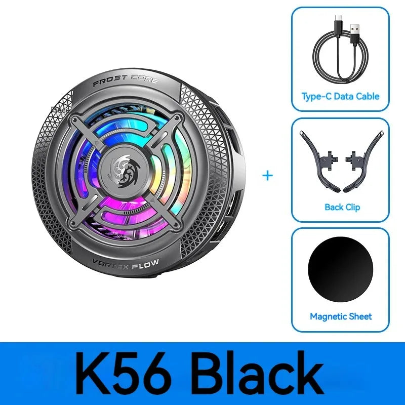 Portable Magnetic Clip Phone Cooler Cooling Fan for iPhone 17 Samsung S25