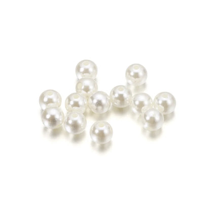 1000Pcs Imitation Pearl Beads 3-20mm Round Spacer for Bracelet Making DIY