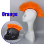 Helmet Wig Synthetic Cockscomb Decoration for Motocross Full Face Helmet