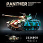 WW2 German Panther Panzer IV Tiger I Tank Building Blocks Military Brick Set