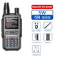 1PC Baofeng Walkie Talkie Mini Radio Long Range Type-C Charger 1600mAh