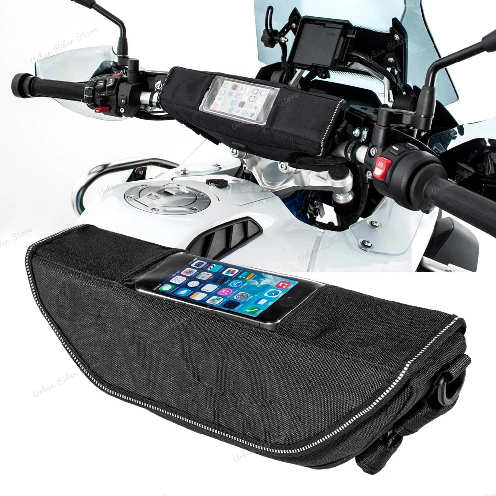 Waterproof Dustproof Motorcycle Handlebar Travel Storage Bag for Benelli TNT125