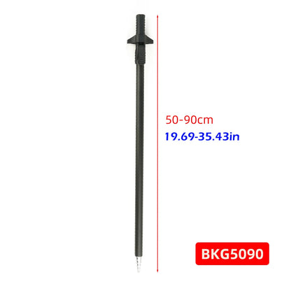 Hirisi 1pc Telescopic Aluminium Bank Stick Carp Rod Pod Support