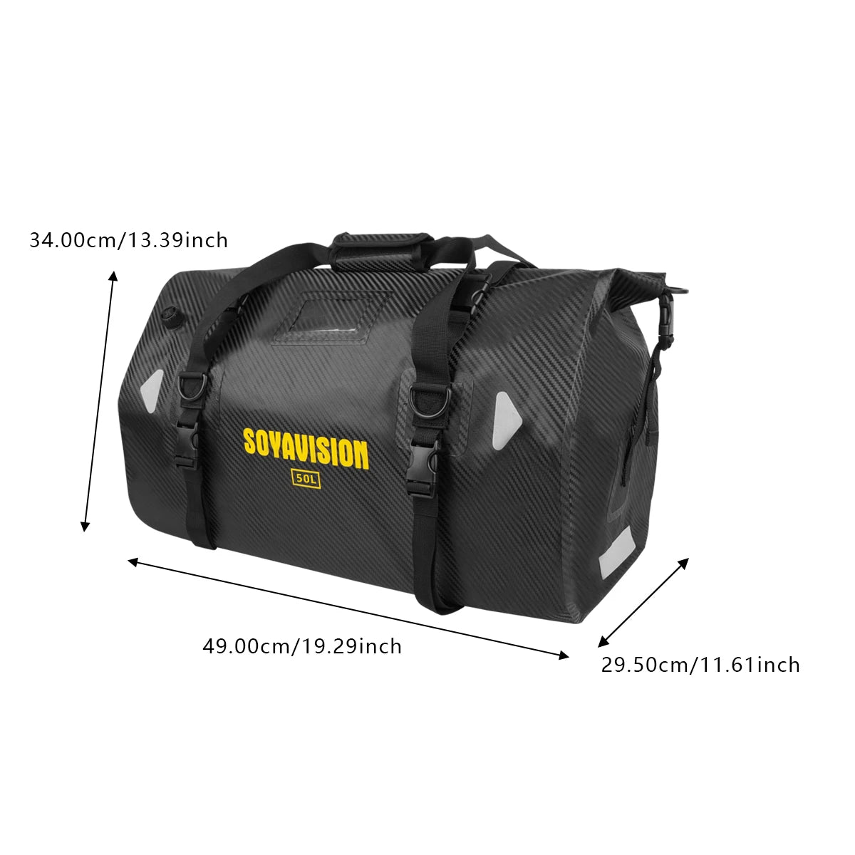 Universal Motorcycle Waterproof Tail Bags Back Seat Bags Cycling Camping Travel Bag Motorbike Scooter Sport Luggage Pack 66L 40L-EXPROTAS