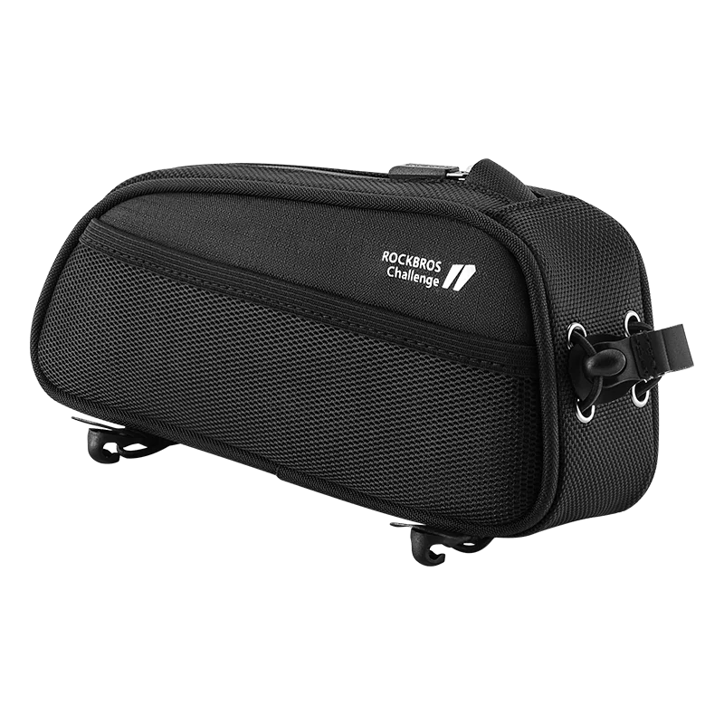 ROCKBROS 1.3L Waterproof Frame Tube Bag Portable MTB Road Bike Pannier with Jack