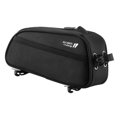 ROCKBROS 1.3L Waterproof Frame Tube Bag Portable MTB Road Bike Pannier with Jack