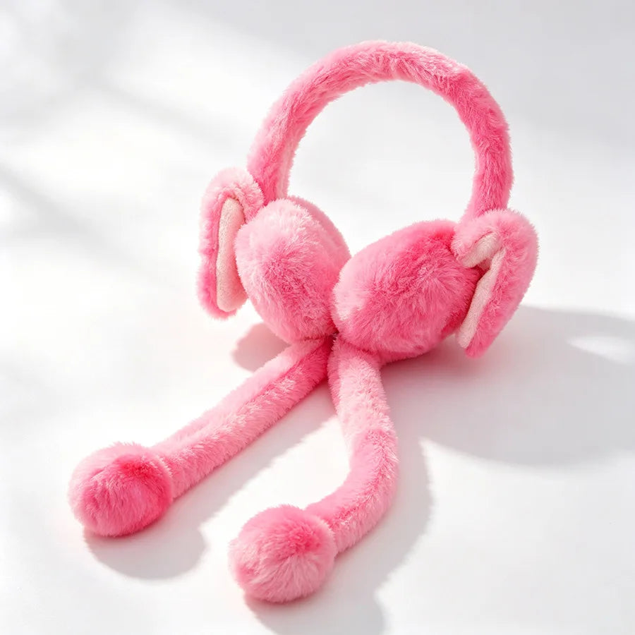 Ear Warmer Plush Rabbit Earmuffs for Kids Winter Cute Girls Accessories