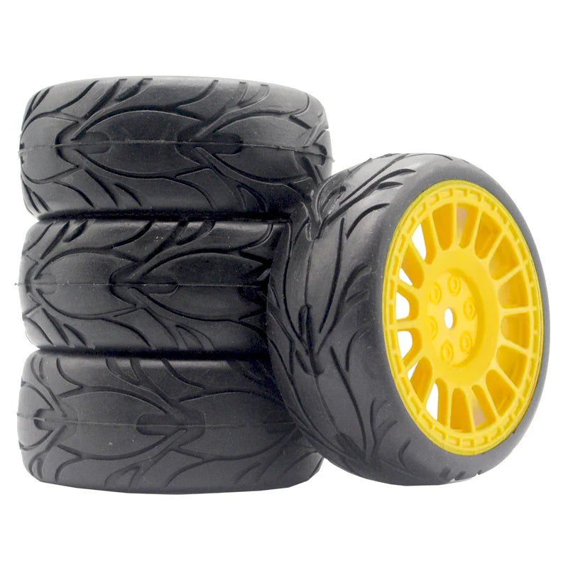 12mm Hex RC Wheels for 1/10 Rally Racing Car HSP HPI Tamiya Traxxas