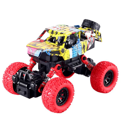 1:36 Scale Pull Back Monster Truck for Boys 4-Wheel Shock Suspension