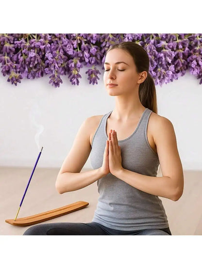80Pcs Incense Sticks Lavender Fragrance for Families Yoga and Gifts