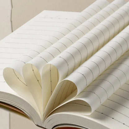 A6 Pocket Notebook 256 Pages Lined Notepad Journal Kraft Paper Cover