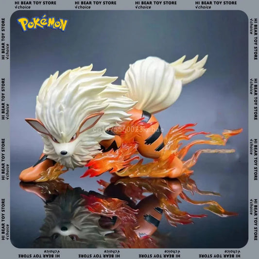 Arcanine Figures Pokemon Anime Figure Mini 1:20 Scale Action Figure 9cm Pvc Statue Collection Orange Decoration Kids Toys Gift-EXPROTAS