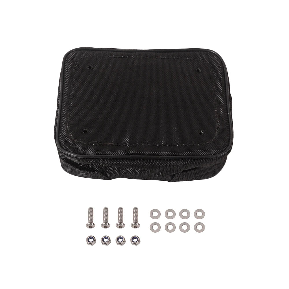 Universal Off-road Motorcycle Tool Bag Pouch Black For Honda XR CR XL For Yamaha Rear Fender Mudguard Toolkit Pack Storage Bags-EXPROTAS