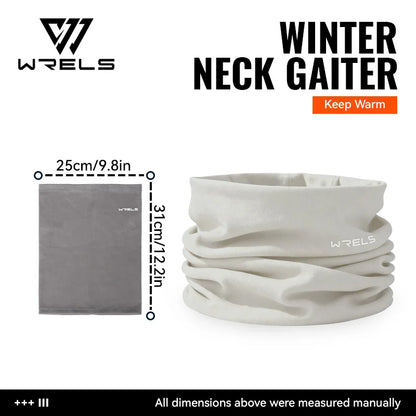 Winter Neck Gaiter Scarf Face Cover Fleece Windproof for Men Women