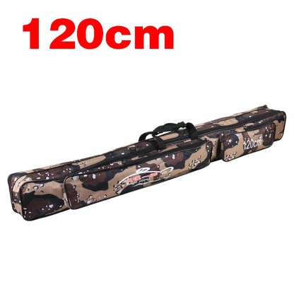 Sougayilang Fishing Rod Bag 80/120cm Nylon Tackle Storage Large Capacity Case