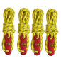 4PCS Reflective Tent Ropes with Buckles Windproof Camping Guy Lines Set