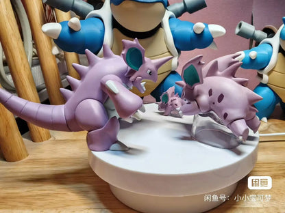 Scale World Pokémon Nidoking Nidorino Nidoran Legend of Elves Figure Set