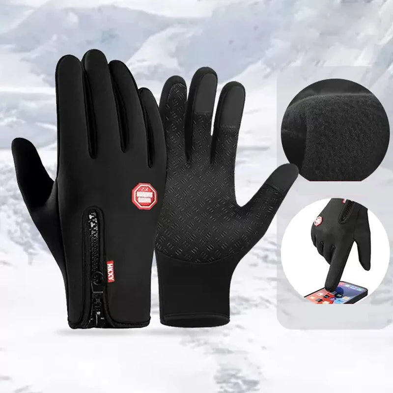 Winter Warm Gloves Waterproof Thermal Windproof Touch Screen Men Women