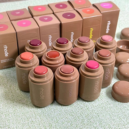 Rhode Gloss Phone Case Blusher Stick Lip Duo for iPhone 15 16 17