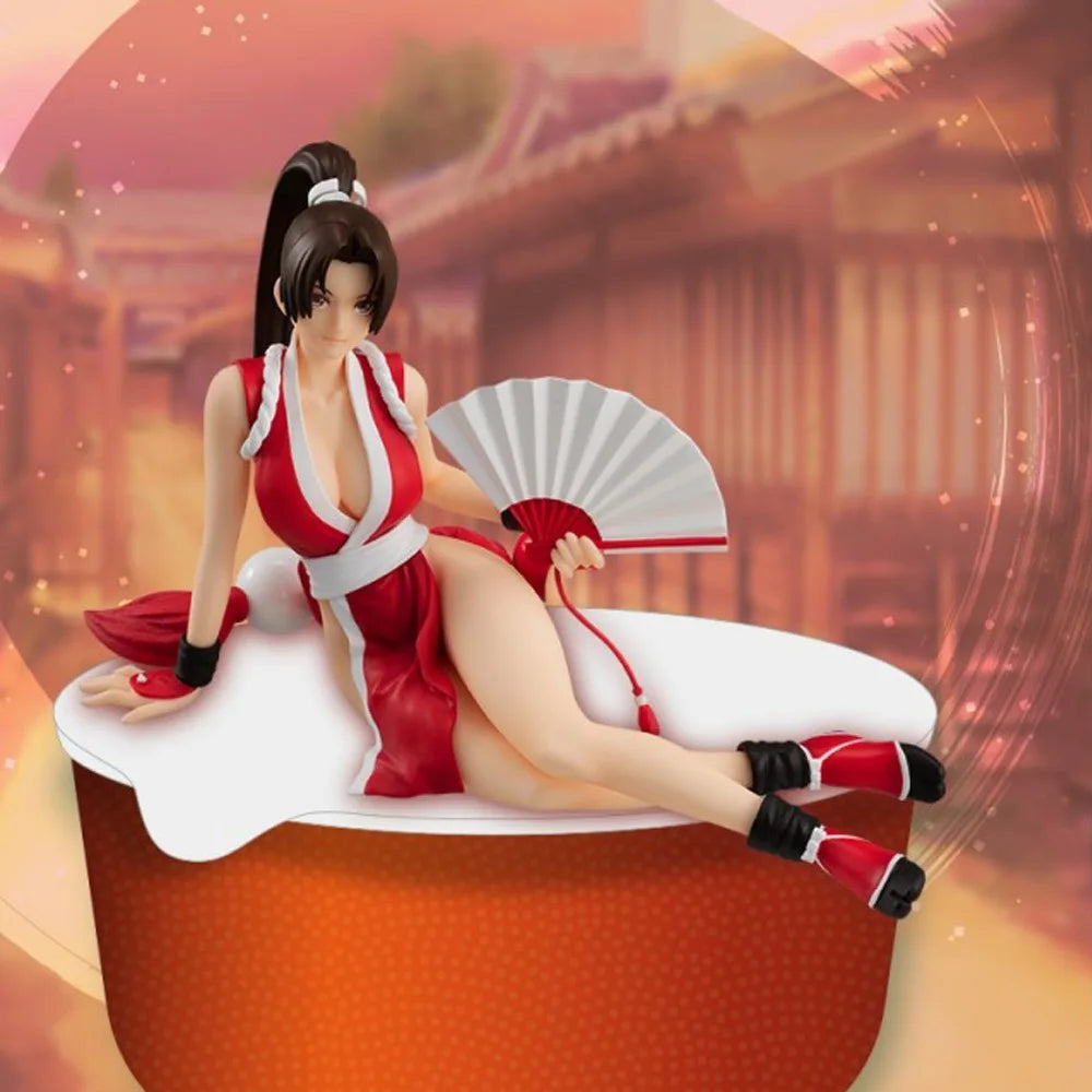 Anime Street Fighter Mai Shiranui PVC Action Figure Sexy Girl Model Collectible