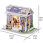 Wooden DIY Mini Dollhouse 3D Puzzle Room Kit with Furniture Birthday Gift - EXPROTAS