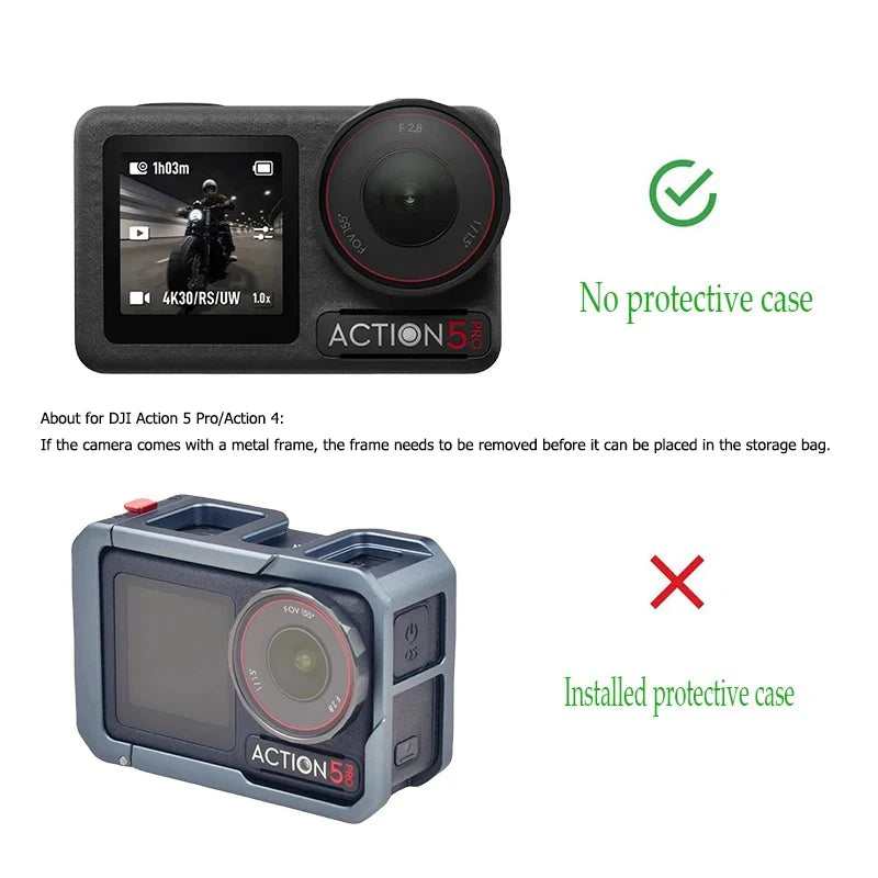 DJI Osmo Action Pro Case for GoPro Hero 13 12 11 10 Carry Bag