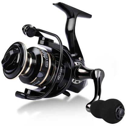 Spinning Fishing Reel Sougayilang 5.2:1 Gear Ratio Alloy Spool Carp Fishing