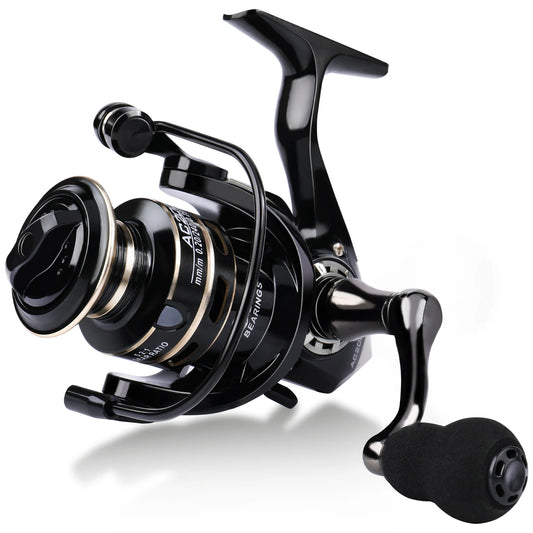Spinning Fishing Reel Sougayilang 5.2:1 Gear Ratio Alloy Spool Carp Fishing