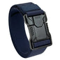 Men's Buckle Tactical Belt Red Ears Plastic Multifunctional Military Canvas