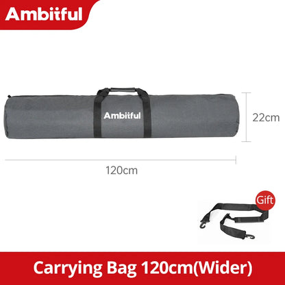AMBITFUL TB PRO Tripod Bag 50–140cm Padded Carry Case w/ Shoulder Strap