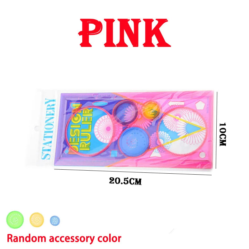 Geometry Spirograph Drawing Stencils Art Templates Creative Kids Educational Toy