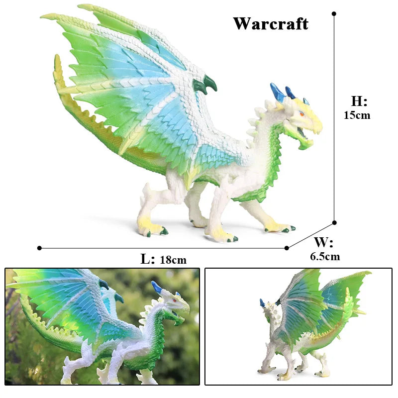 Oenux Fantasy Creature PVC Figure Dragon Phoenix Dinosaur Animal Model - EXPROTAS