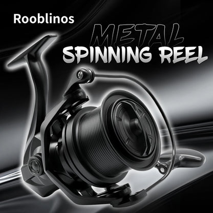Spinning Wheel Fishing Reel 8000-14000 Series 17+1BB 4.8:1 Aluminum Alloy