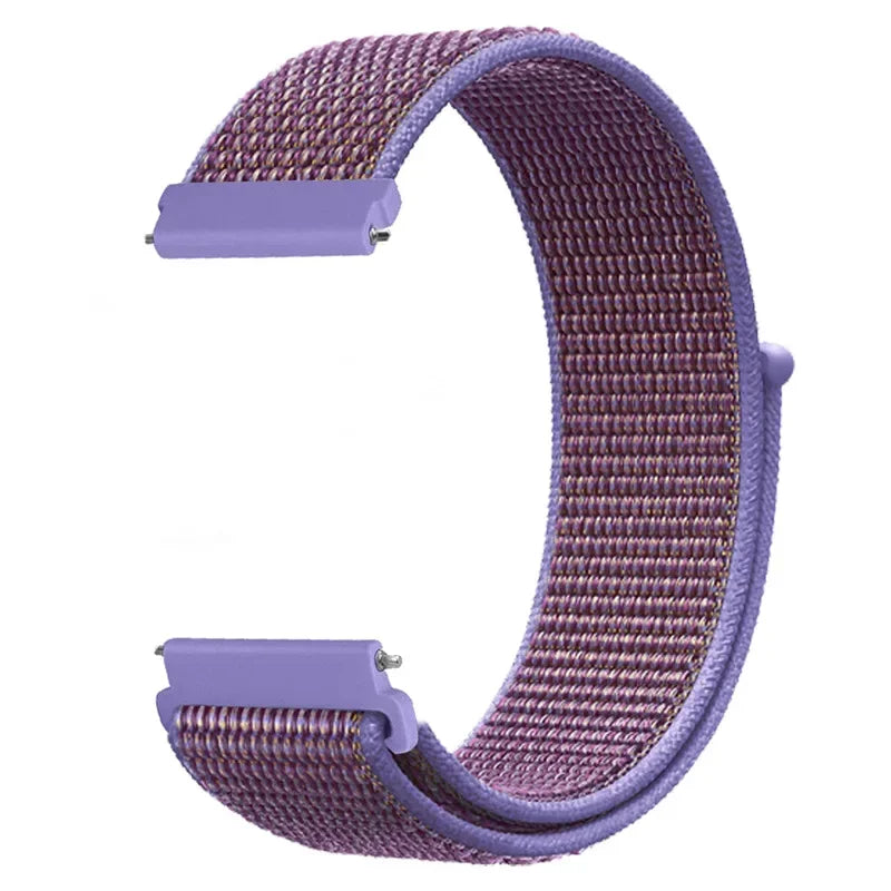 20mm 22mm Nylon Strap for Garmin Forerunner Venu Vivoactive Watch Band