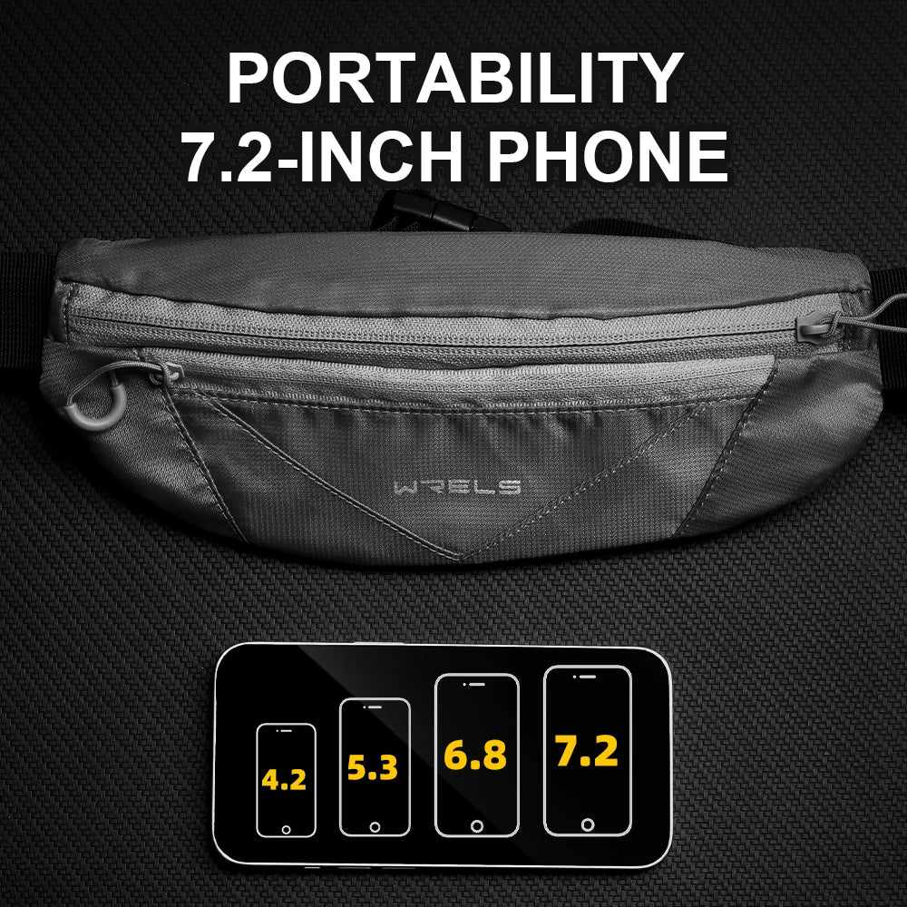Waterproof Running Waist Bag for Men Women Marathon Sport Belt Pack