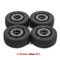 4PCS RC Rally Tires w/ 12mm Hex for Tamiya TT02 TT01 XV01 WR8 PTG-2