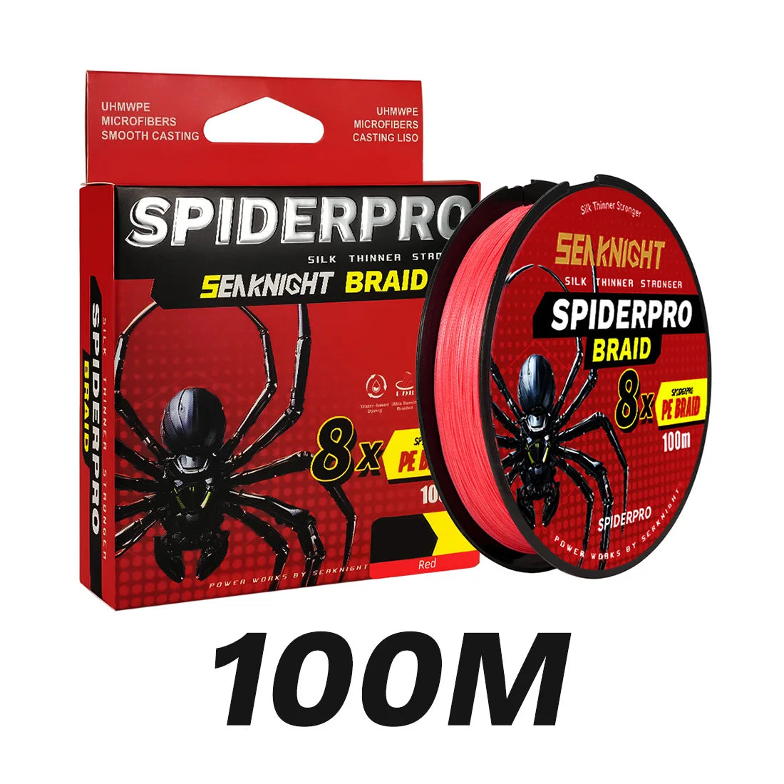 SeaKnight PE Line 100M Braided Fishing Line 15-100LB Saltwater Strong