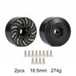 Brass 12mm Hex Wheel Weights Brake Disc Adapters for 1.9 2.2 RC Crawler